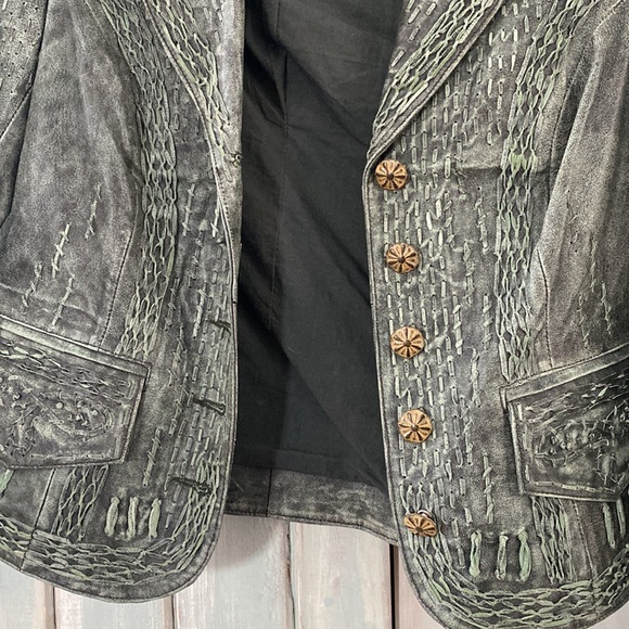 Beautiful Double D Ranch leather jacket - Picture 4 of 6